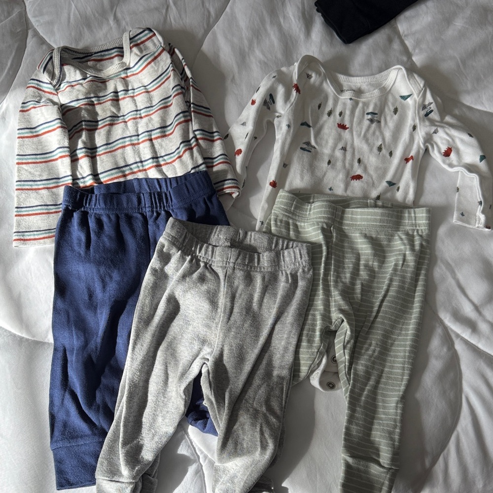Carter's Kids Matching Set - Striped and Patterned